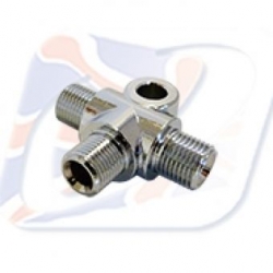 ABS TEE 3 x Male BSP 6mm mount hole