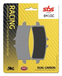 SBS DUAL CARBON RACING BRAKE FRONT (3.5mm backing plate)