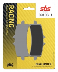 SBS DUAL SINTER RACING BRAKE PADS WSBK SPEC (4mm backing plate)