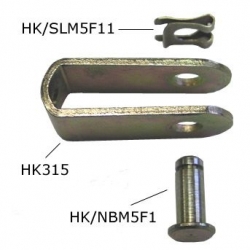 CLEVIS WITH 5MM (3/16  ) x 1   HOLE