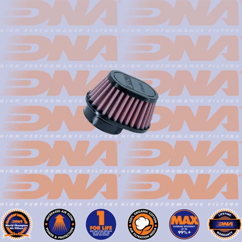 DNA FILTERS RUBBER TOP OVAL CLAMP ON 54mm INLET 50mm LENGTH AIR FILTER