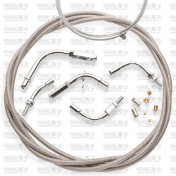 BRAIDED SINGLE THROTTLE CABLE KIT