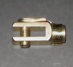 SHORT CLEVIS WITH 8mm PIN. M6x1.0 THREAD